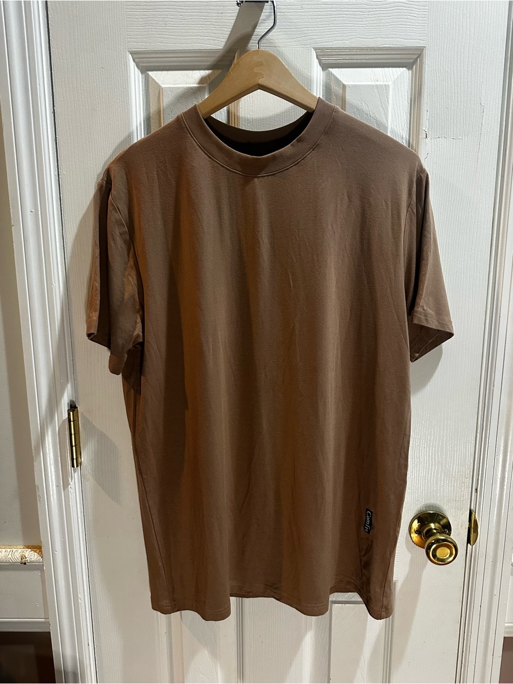 Comfrt Cloud‎ Lounge Tee Mocha Beige Soft Comfy Small